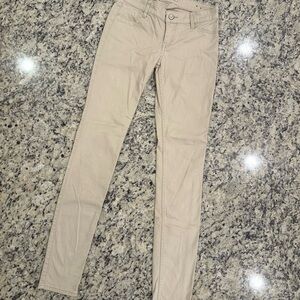 Hollister Women’s Size 00R W23 L31 Khaki Skinny Jeans